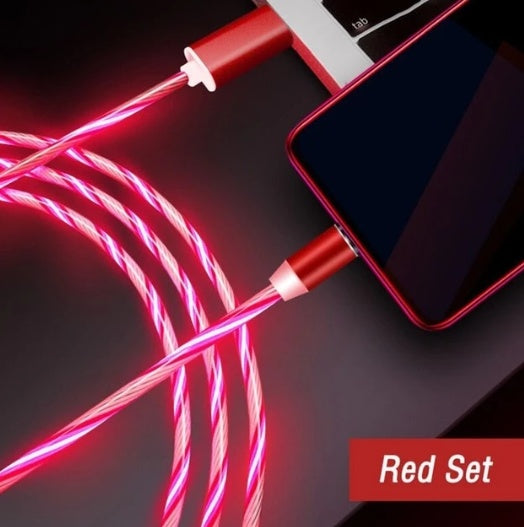 Magnetic LED Multi-Tip Charging Cable - BaseMaxCore
