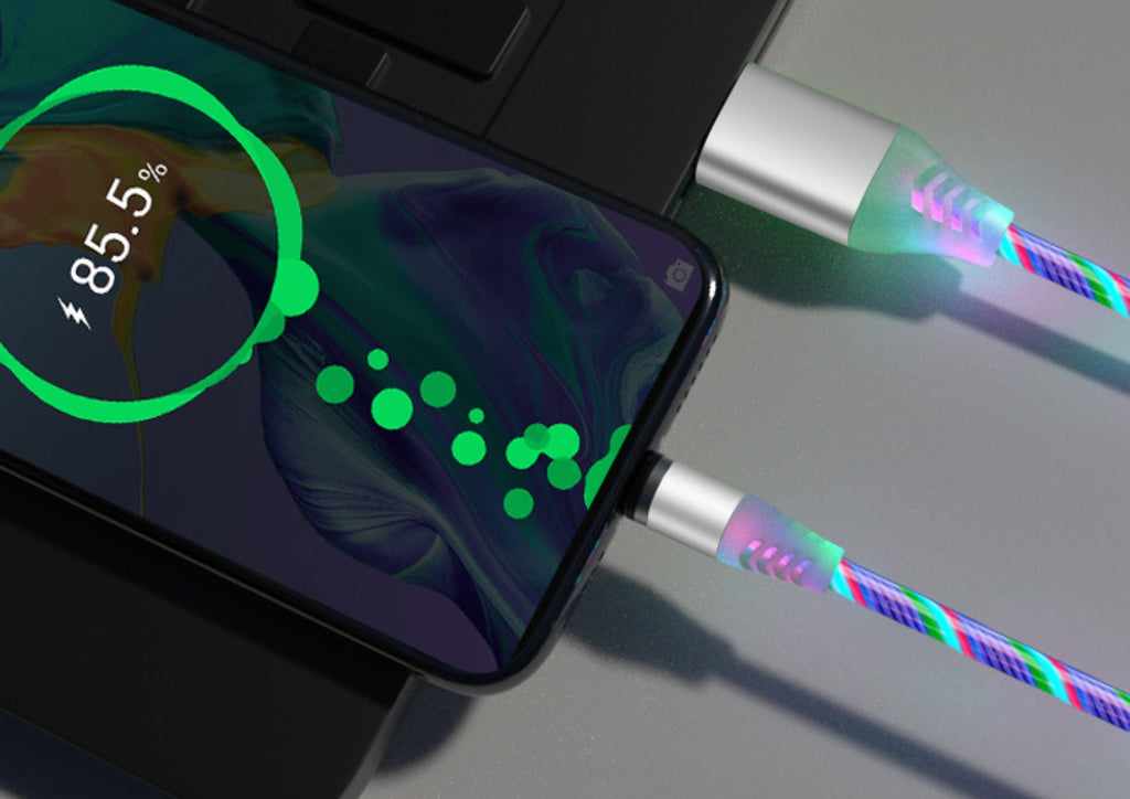 Magnetic LED Multi-Tip Charging Cable - BaseMaxCore
