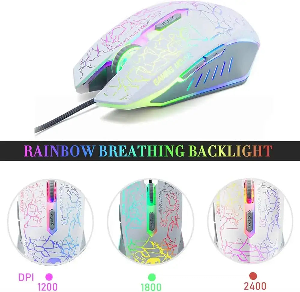 MAMBASNAKE T11 5-in-1 RGB Gaming Combo - BaseMaxCore