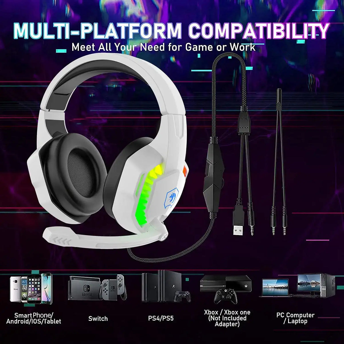 MAMBASNAKE T11 5-in-1 RGB Gaming Combo - BaseMaxCore