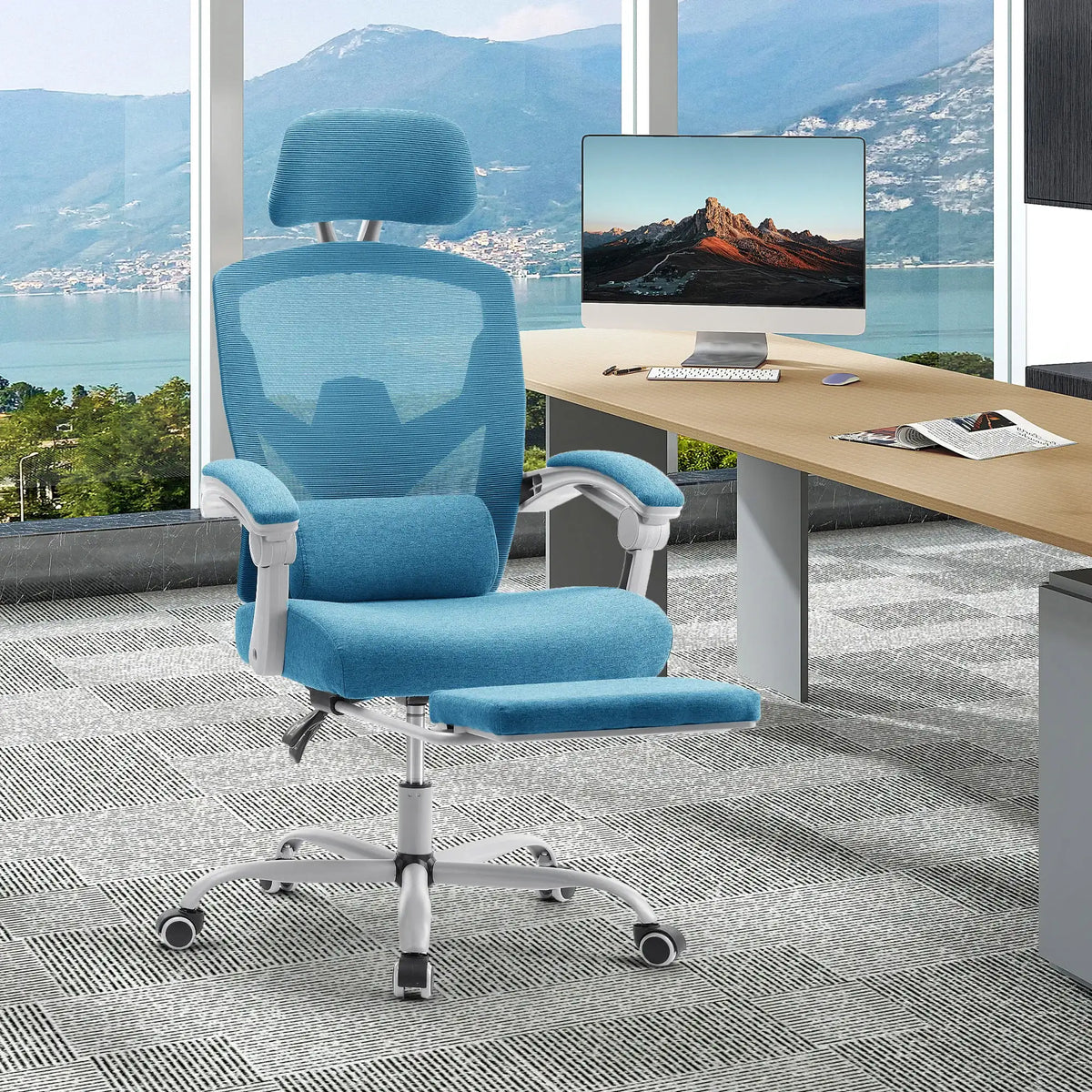 MCQ High Back Ergonomic Reclining Office & Gaming Chair - BaseMaxCore