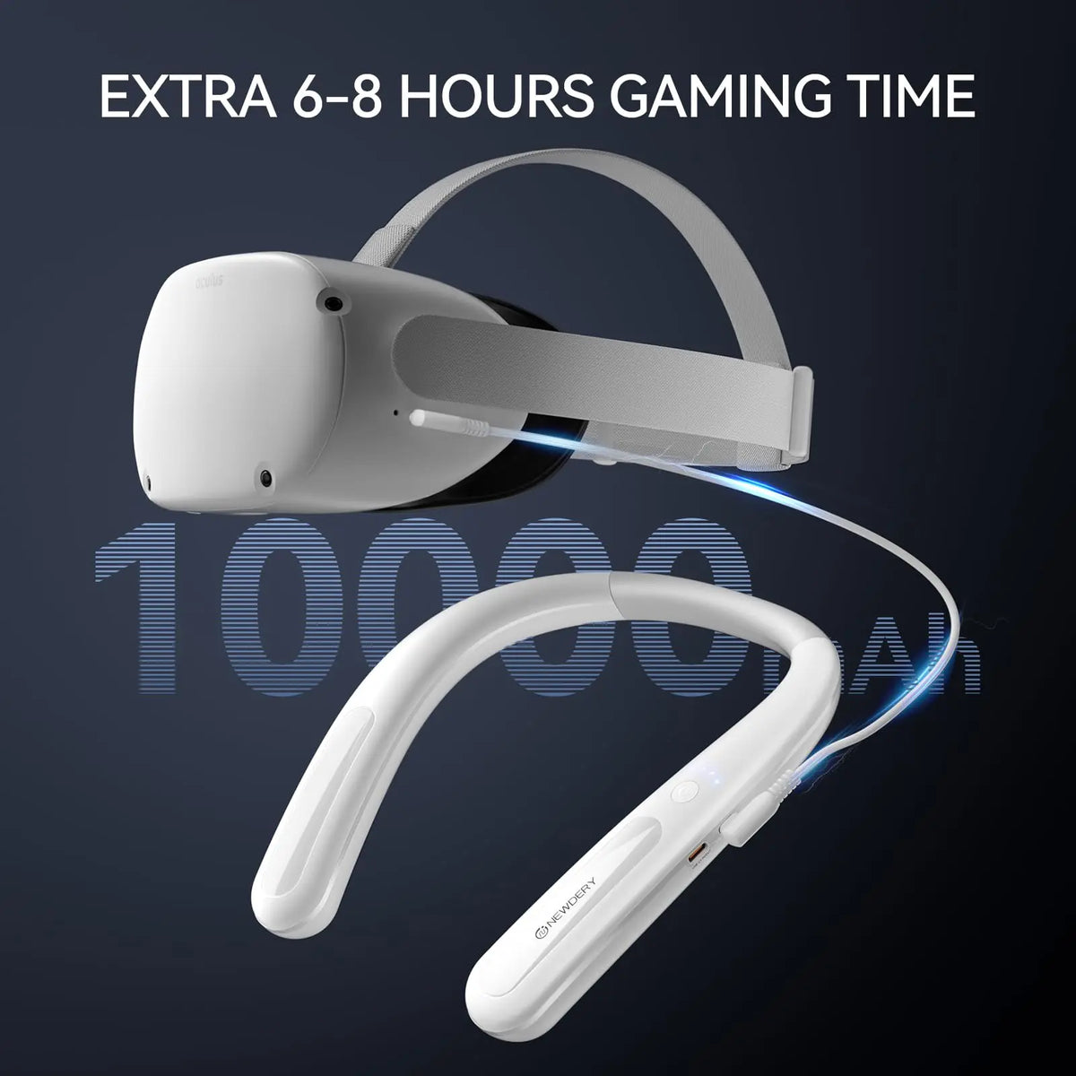 NEWDERY VR Neck Power Bank - BaseMaxCore