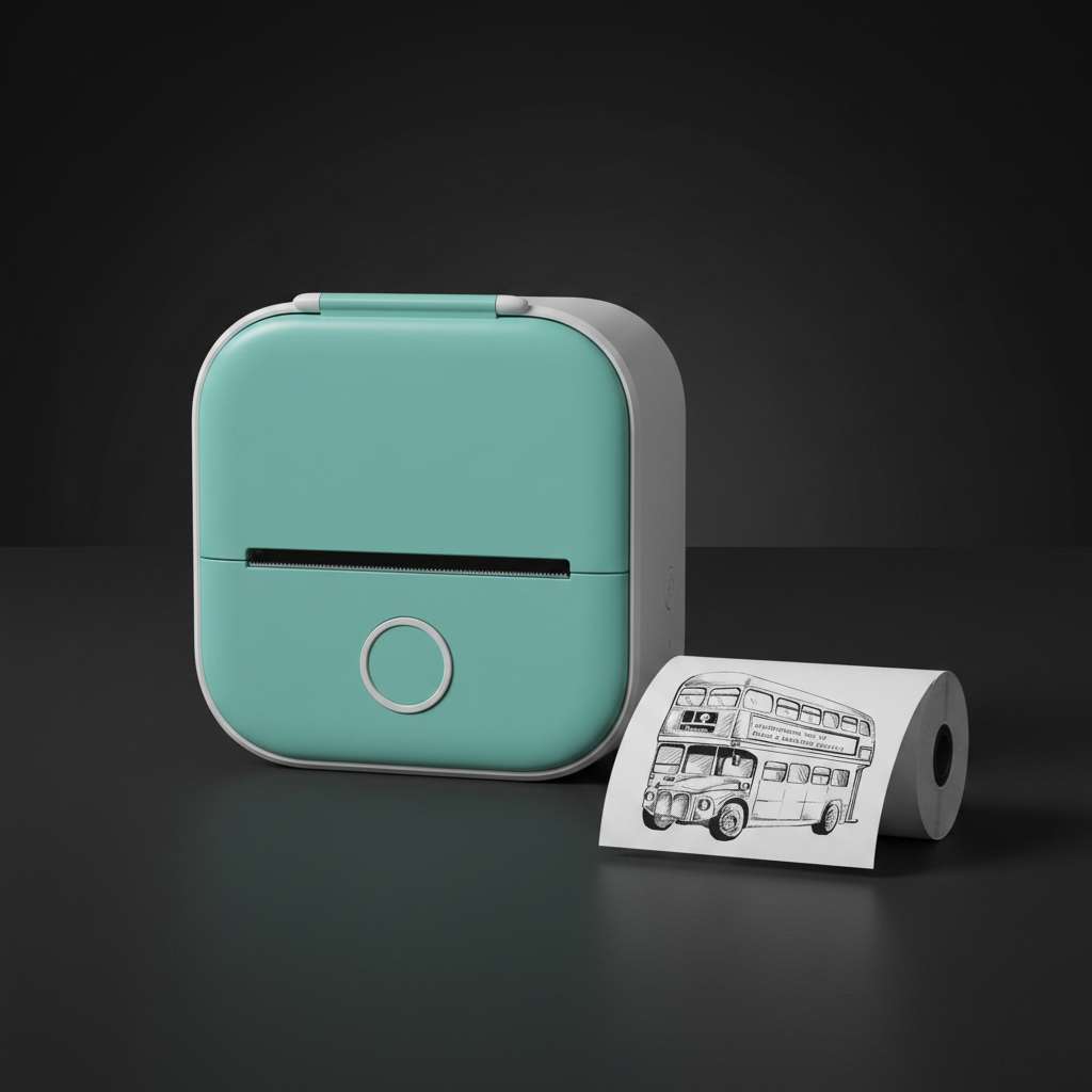 Mini Thermal Printer with Bluetooth - BaseMaxCore
