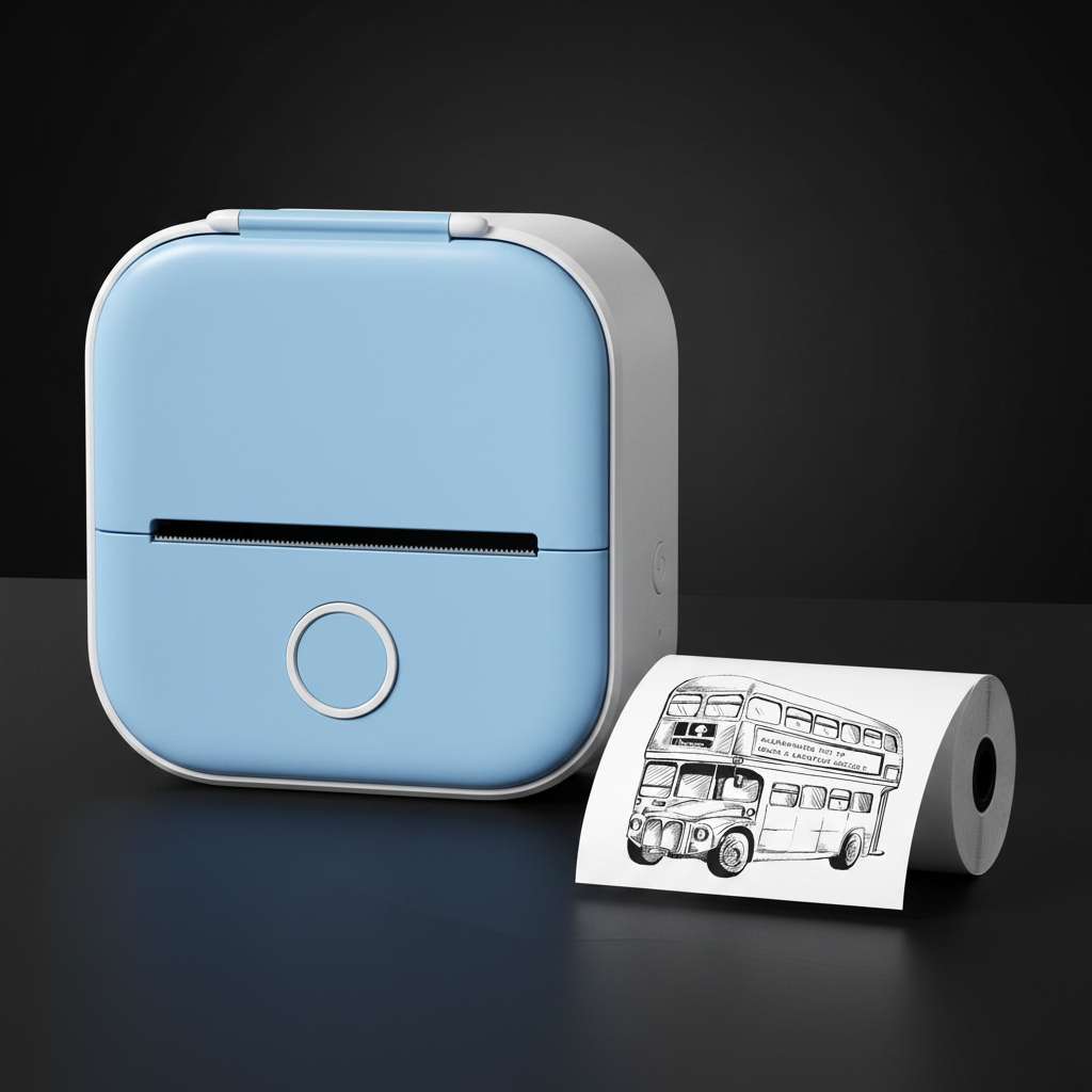Mini Thermal Printer with Bluetooth - BaseMaxCore