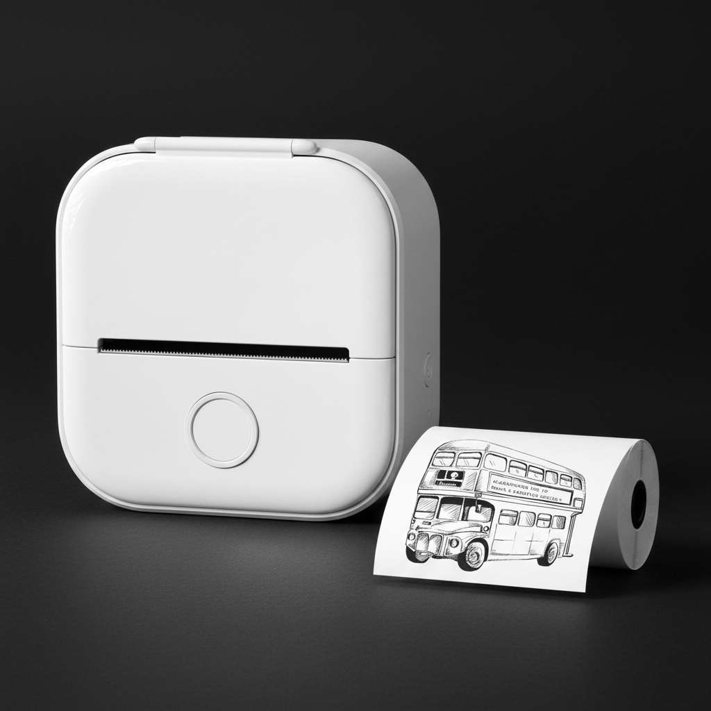 Mini Thermal Printer with Bluetooth - BaseMaxCore