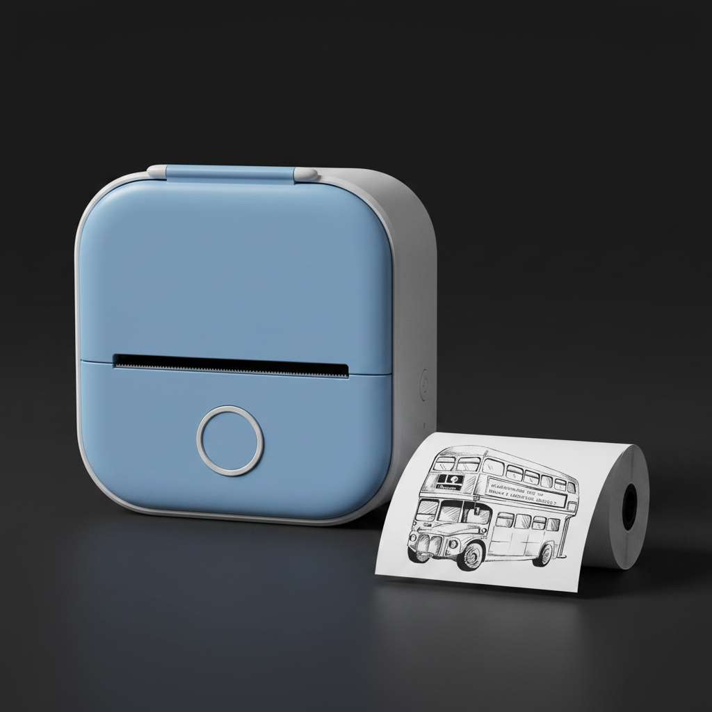 Mini Thermal Printer with Bluetooth - BaseMaxCore