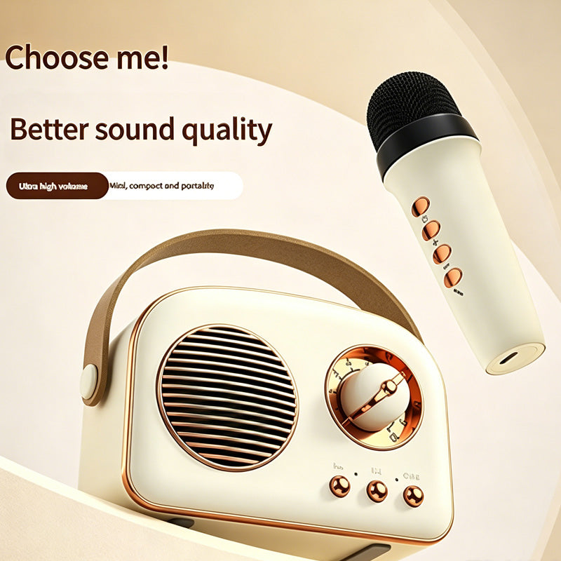 Portable Karaoke Machine with Wireless Microphones - BaseMaxCore