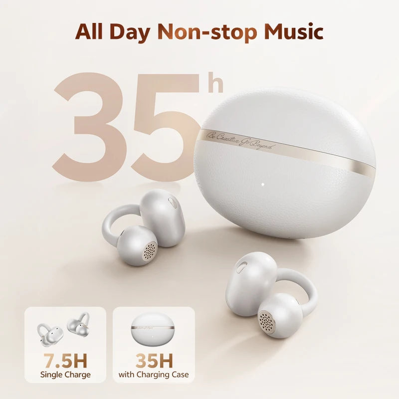 QCY CT06 Clip-On Open Ear Wireless Earbuds - BaseMaxCore