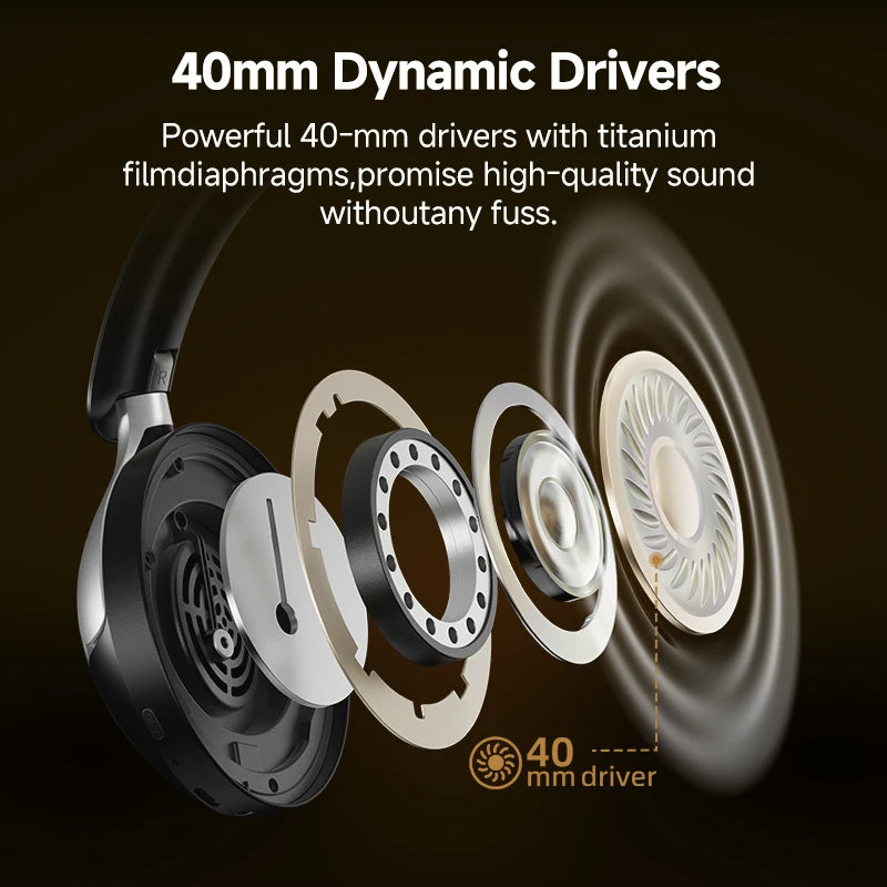 QCY H3 PRO ANC Wireless Headphones - BaseMaxCore