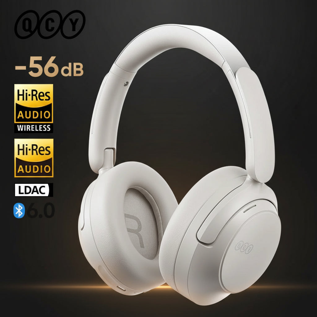 QCY H3S ANC Wireless Headphones - BaseMaxCore