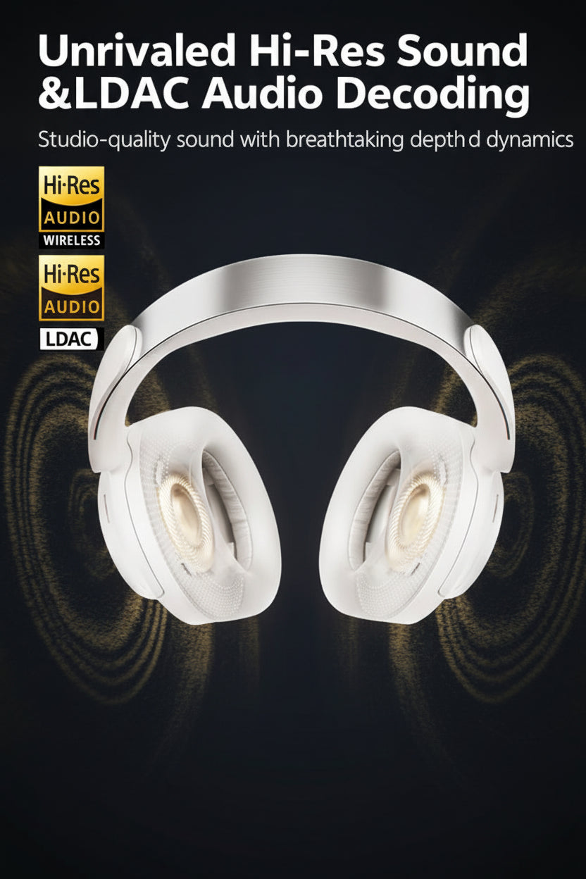 QCY H3S ANC Wireless Headphones - BaseMaxCore
