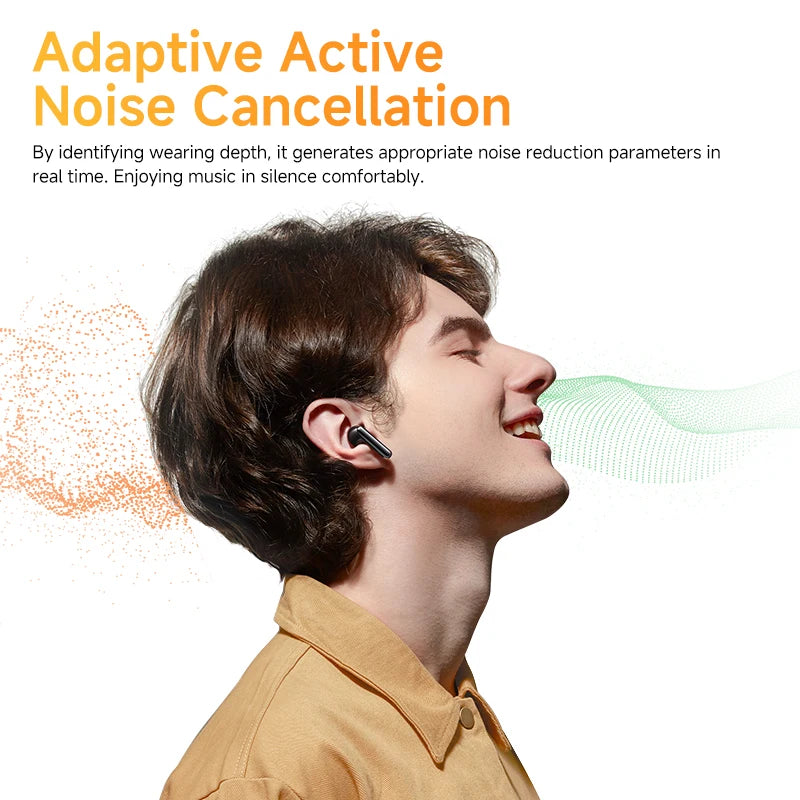 QCY HT10 AilyBuds Pro+ ANC Wireless Earphones - BaseMaxCore