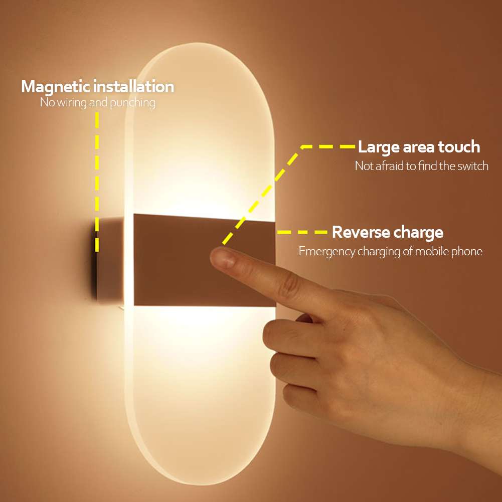 Rechargeable Motion Sensor Wall Lamp - BaseMaxCore