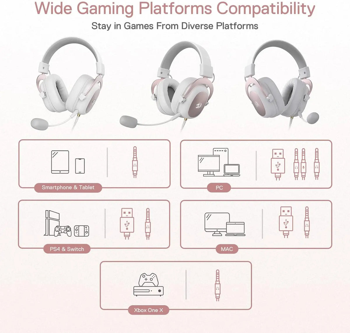 Redragon H510 Zeus Wired Gaming Headset - BaseMaxCore