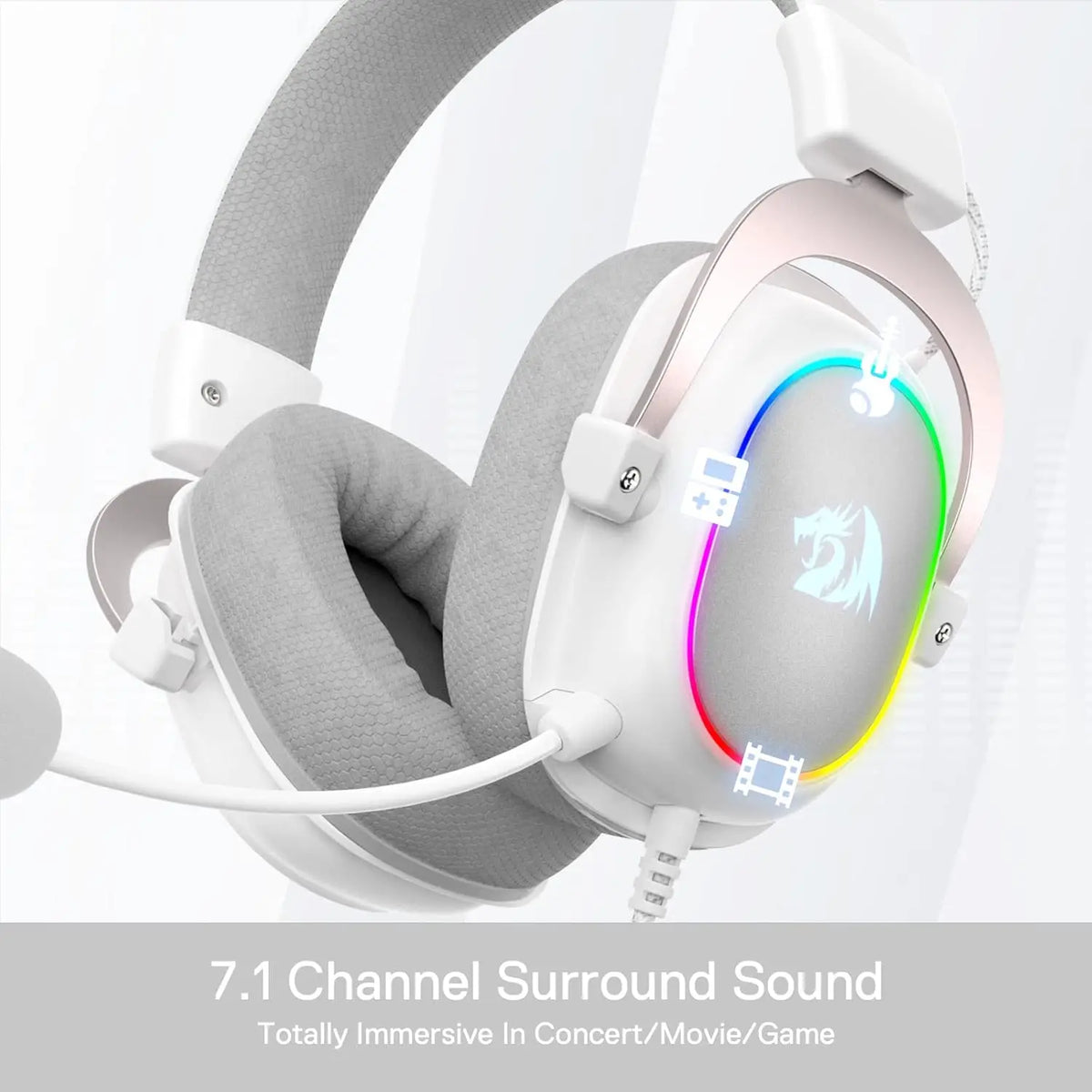 Redragon H510 Zeus-X RGB Wired Gaming Headset - BaseMaxCore