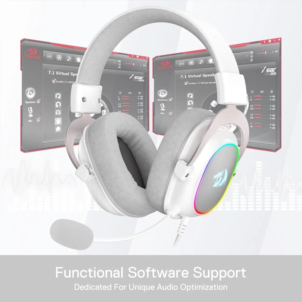 Redragon H510 Zeus-X RGB Wired Gaming Headset - BaseMaxCore