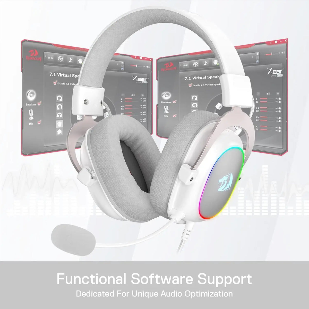 Redragon H510 Zeus-X RGB Wired Gaming Headset - BaseMaxCore