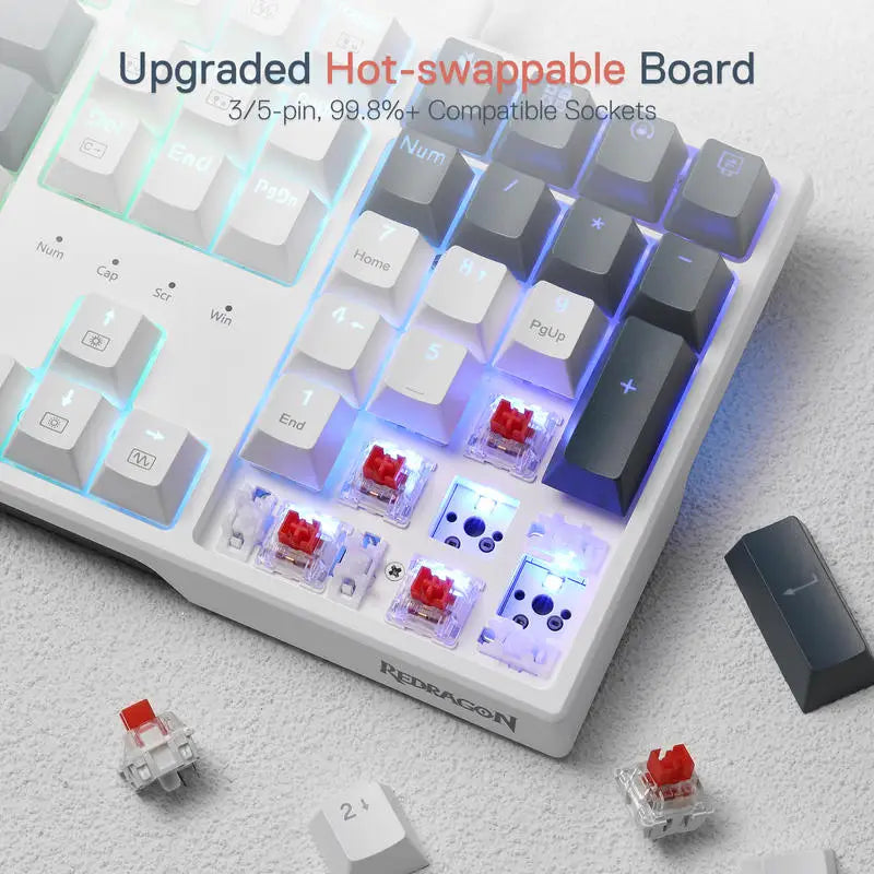 Redragon K668 RGB Hot-Swap Mechanical Keyboard - BaseMaxCore