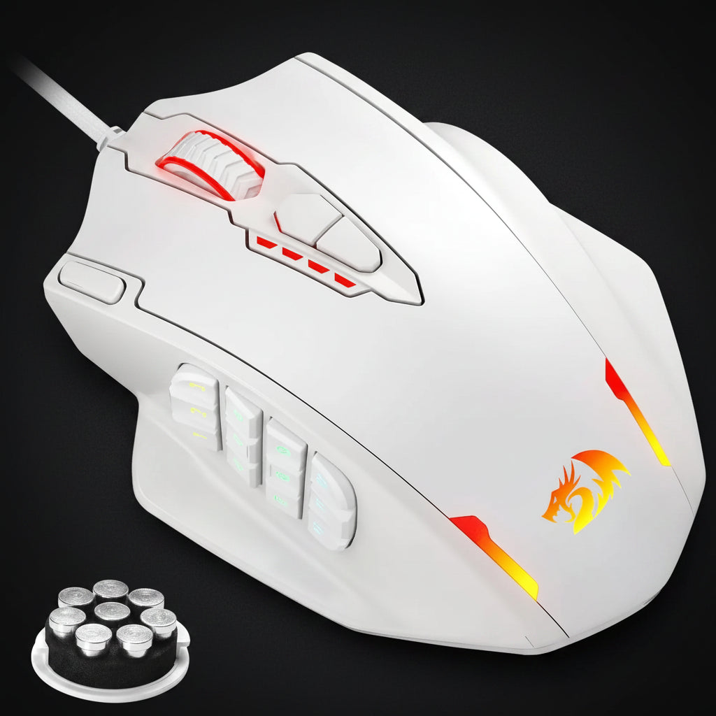 Redragon M908 RGB Wired Gaming Mouse - BaseMaxCore