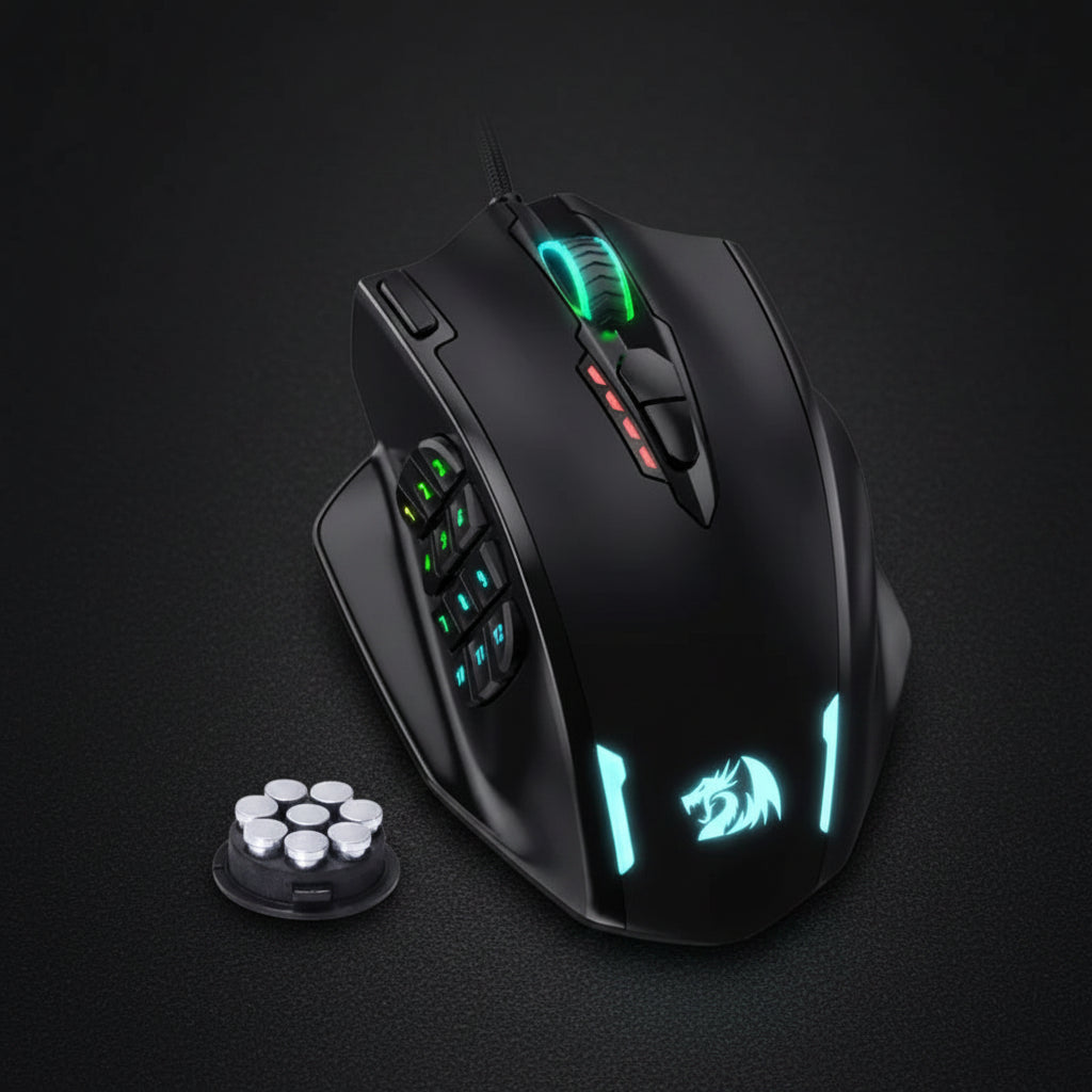 Redragon M908 RGB Wired Gaming Mouse - BaseMaxCore