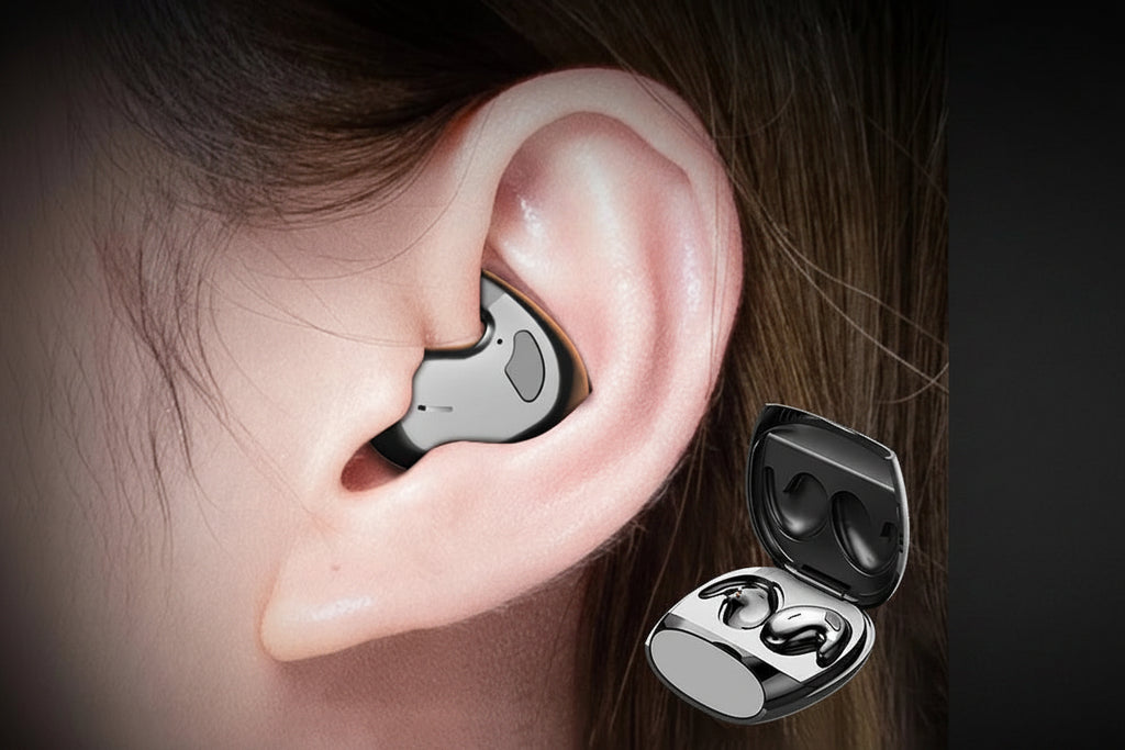 SK Ultra-Thin Sleep Bluetooth Earbuds - BaseMaxCore