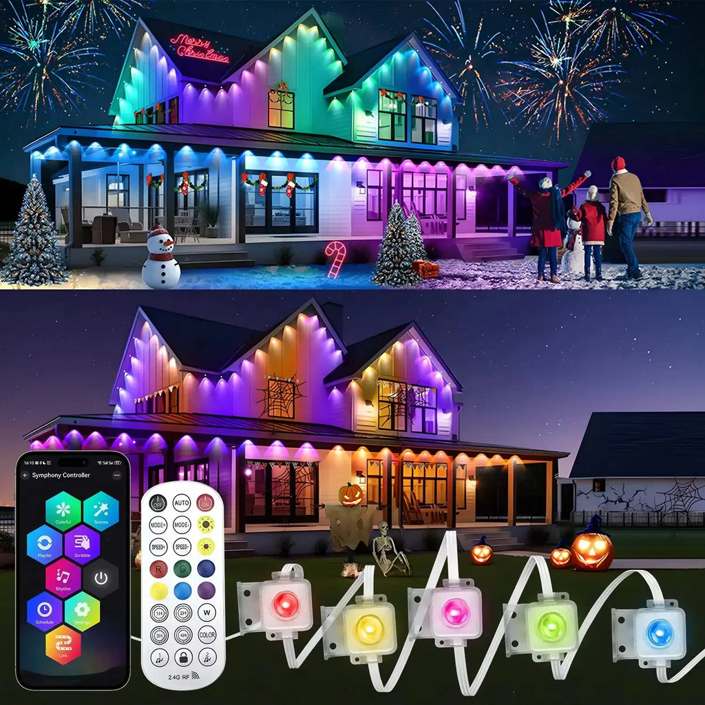Smart Permanent Outdoor Eave Lights - BaseMaxCore