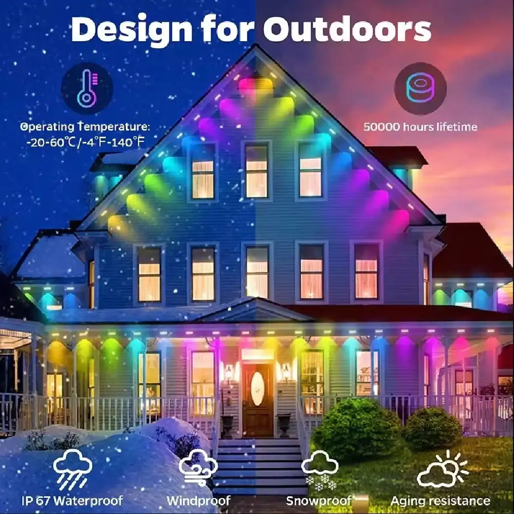 Smart Permanent Outdoor Eave Lights - BaseMaxCore