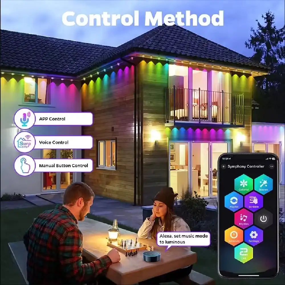 Smart Permanent Outdoor Eave Lights - BaseMaxCore