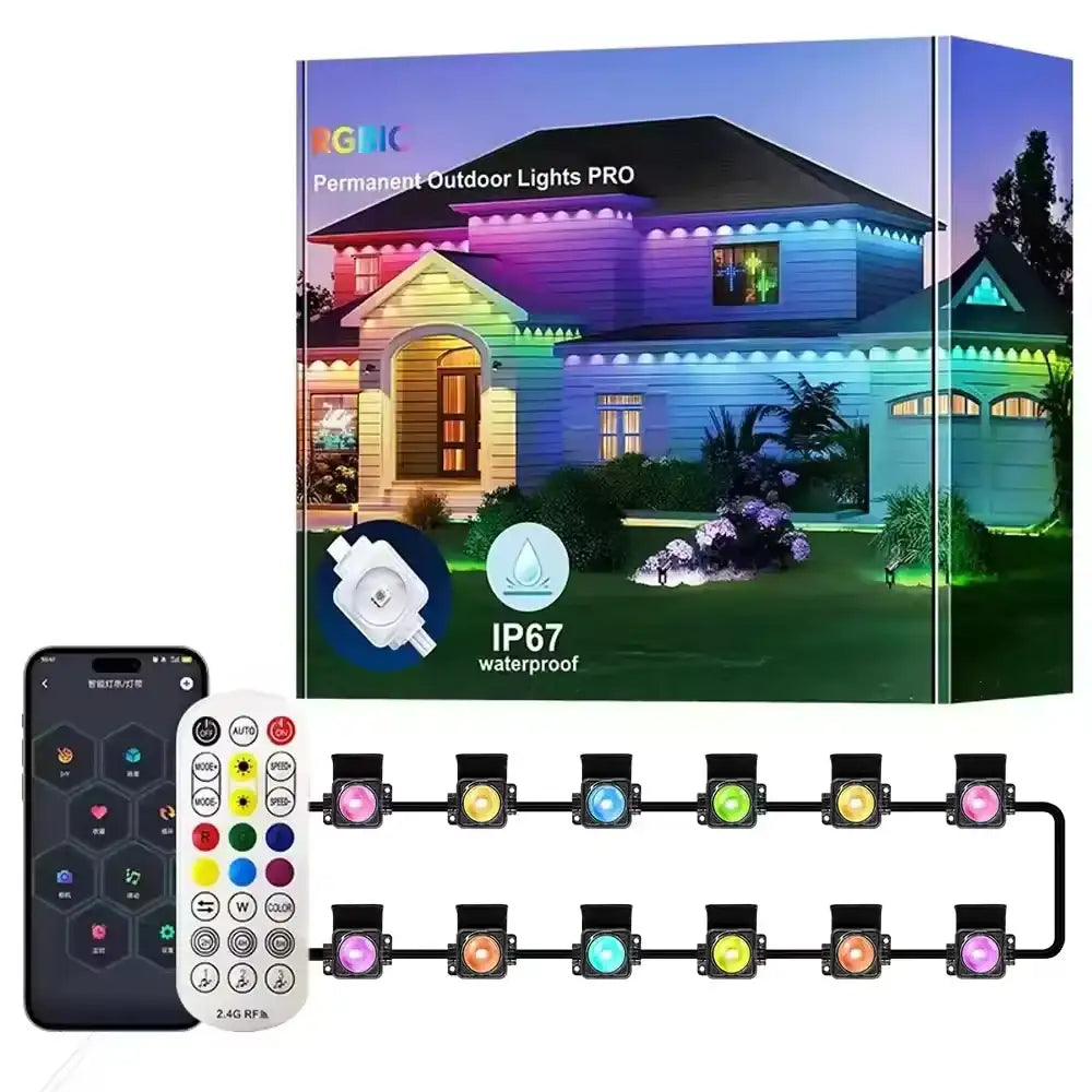 Smart Permanent Outdoor Eave Lights - BaseMaxCore