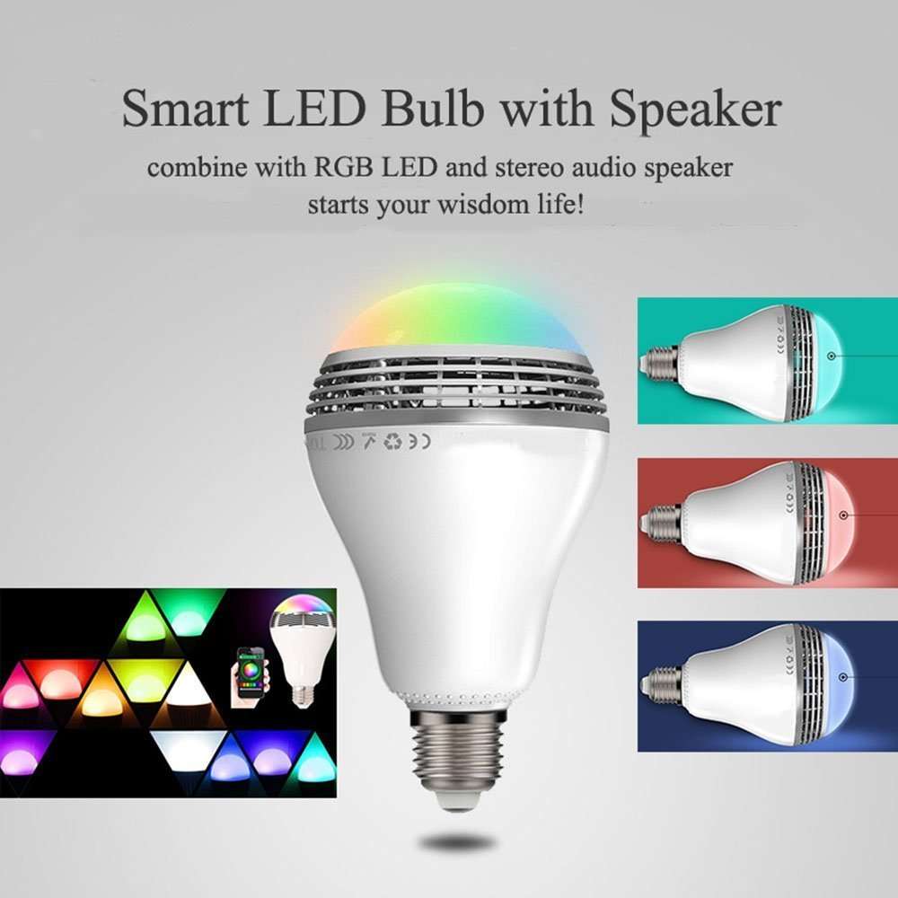 Smart RGB Bluetooth Speaker Light Bulb - BaseMaxCore