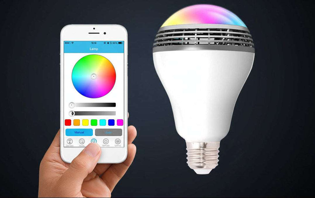 Smart RGB Bluetooth Speaker Light Bulb - BaseMaxCore
