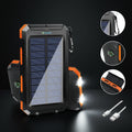 Solar Power Bank with Flashlight & Compass - BaseMaxCore