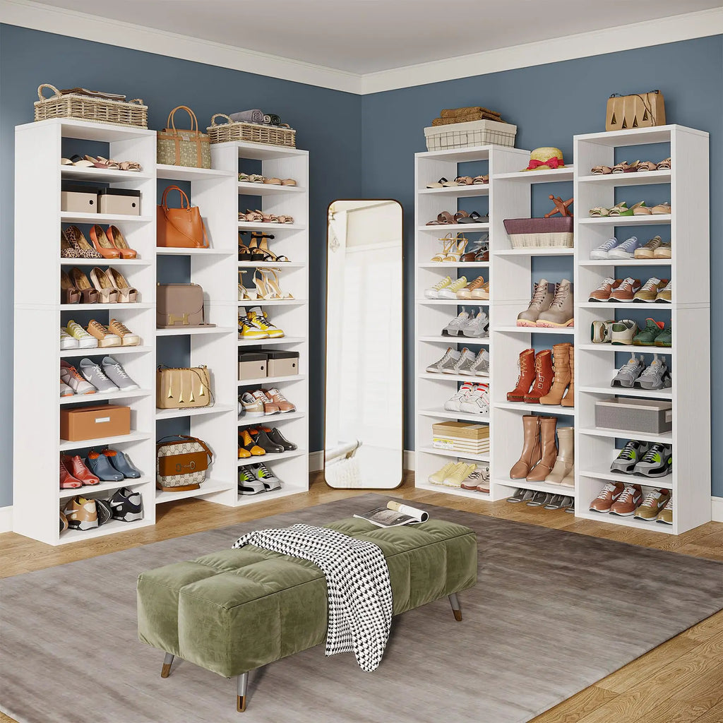 Tribesigns Tall Freestanding Shoe Rack - BaseMaxCore