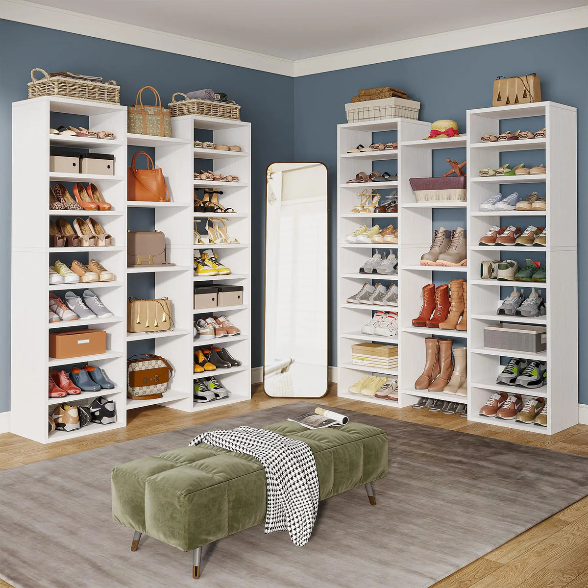 Tribesigns Tall Freestanding Shoe Rack - BaseMaxCore