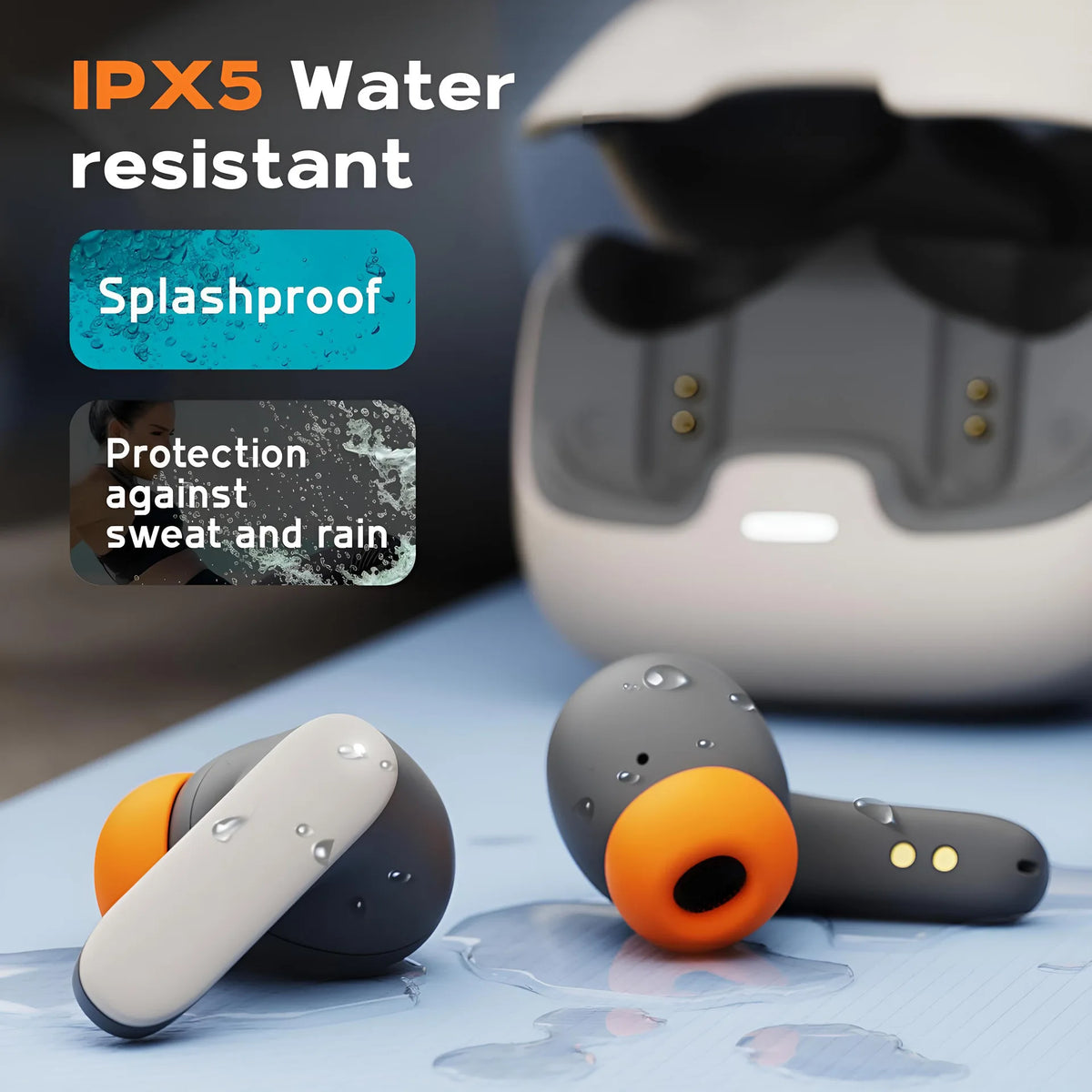 TWS Wireless Earphones with Noise Cancelling Mic - BaseMaxCore