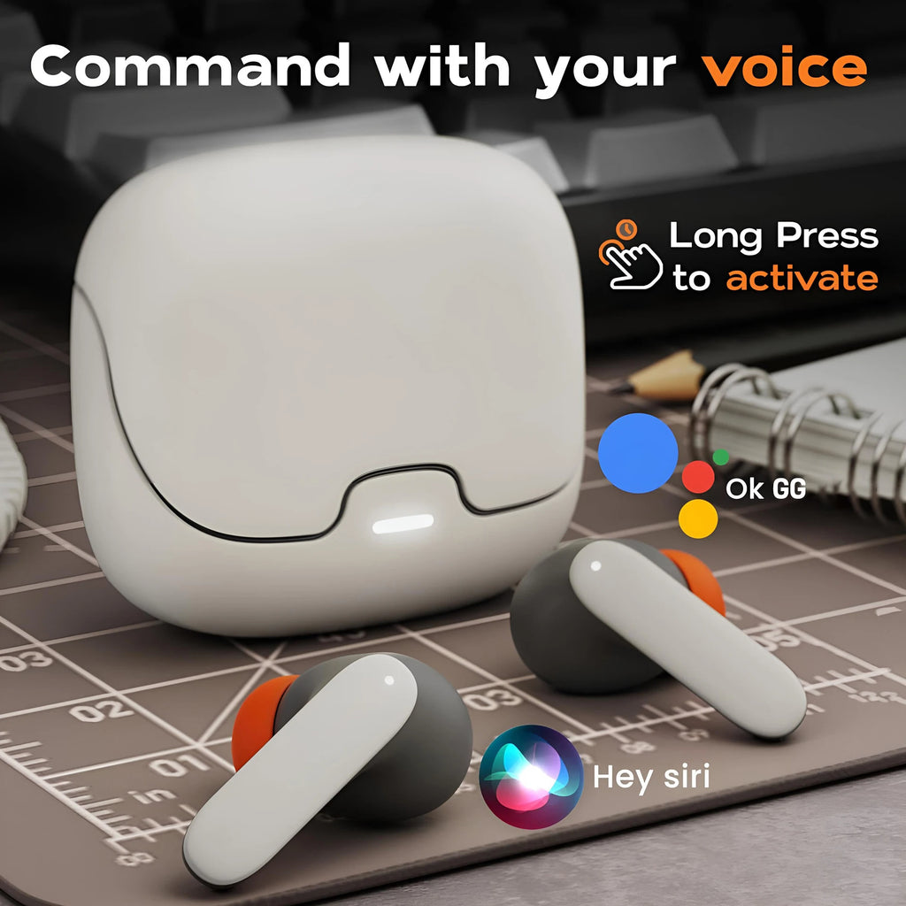 TWS Wireless Earphones with Noise Cancelling Mic - BaseMaxCore