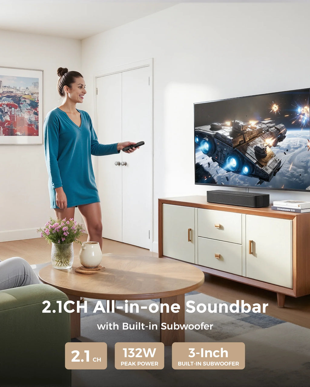 ULTIMEA Compact Soundbar - BaseMaxCore