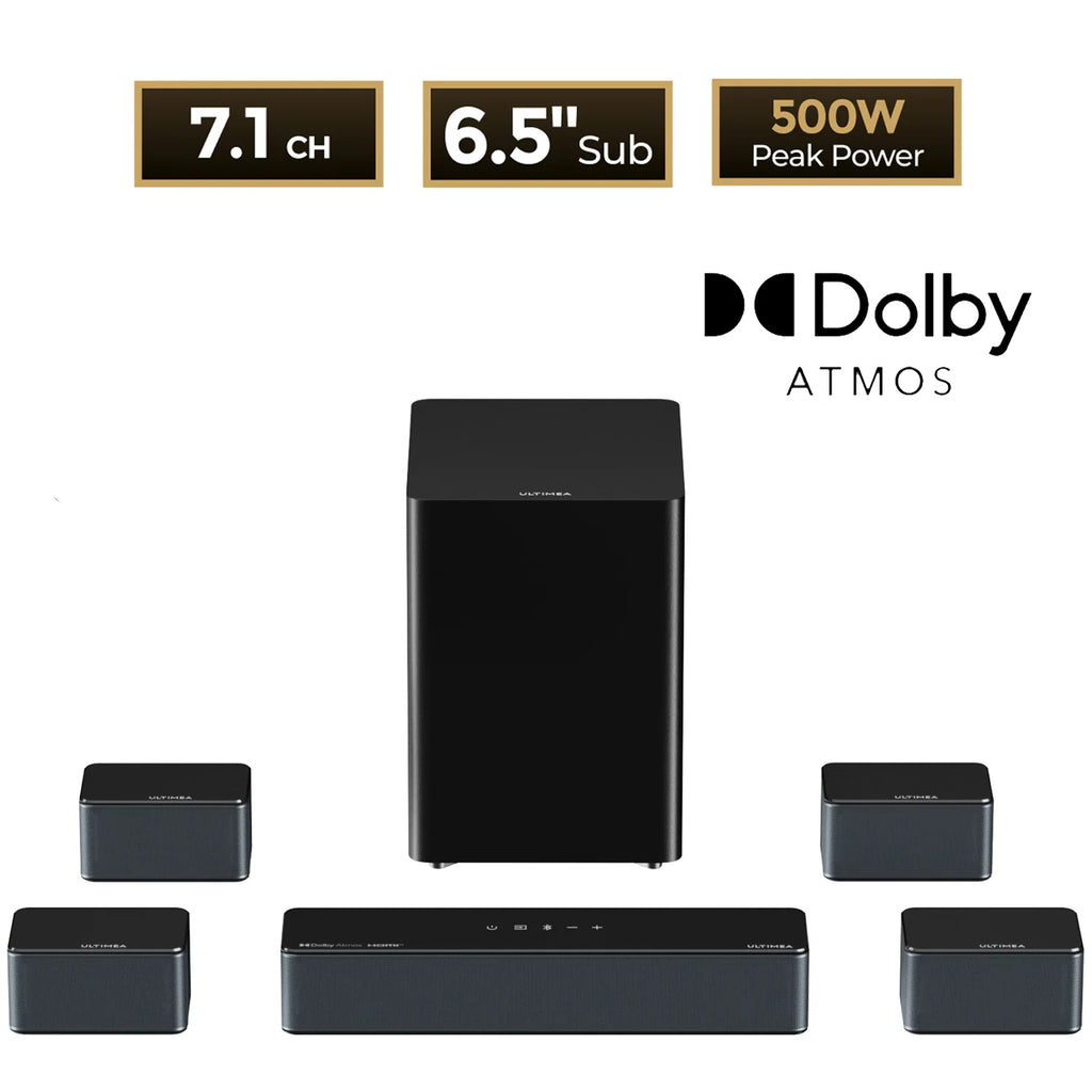 ULTIMEA Dolby Atmos Soundbar with Wireless Sub - BaseMaxCore