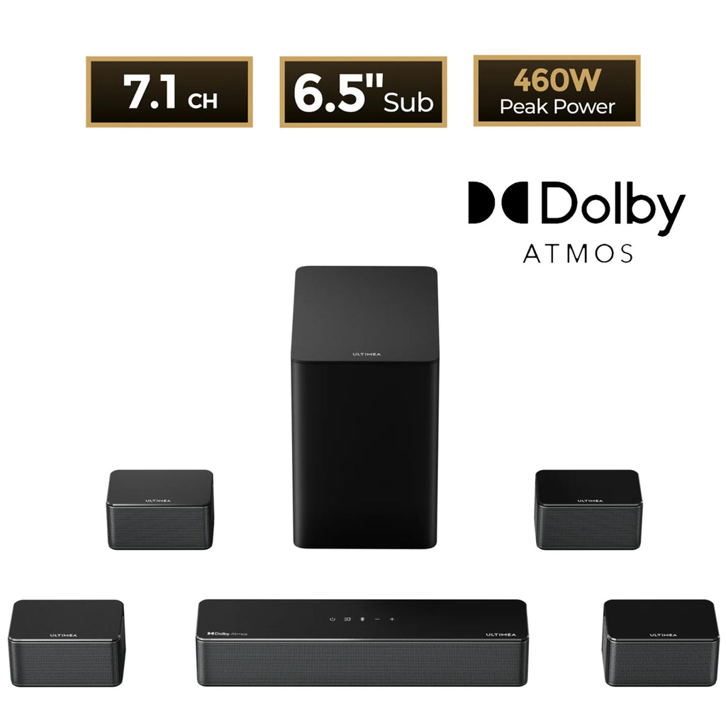 ULTIMEA Dolby Atmos Soundbar with Wireless Sub - BaseMaxCore