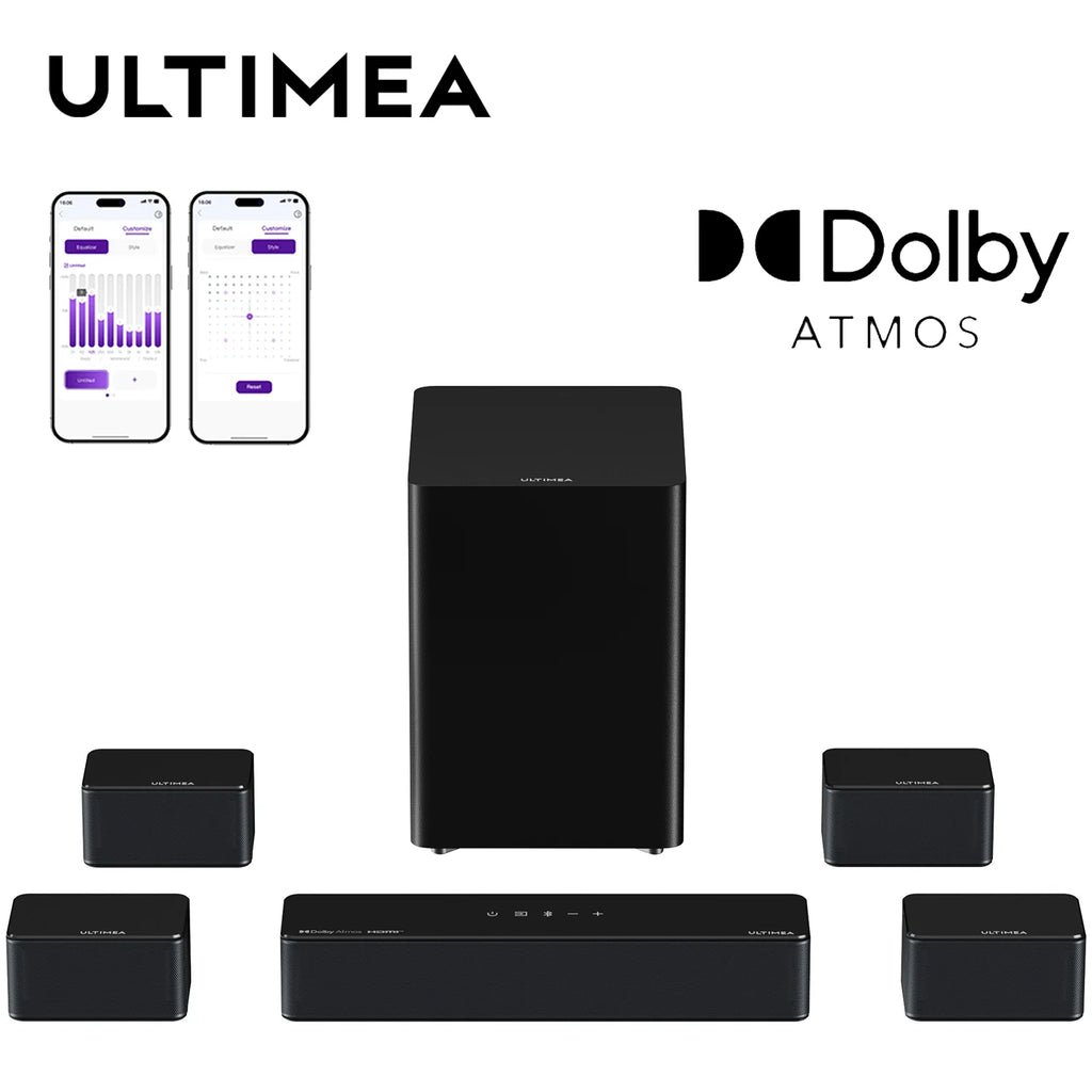 ULTIMEA Dolby Atmos Soundbar with Wireless Sub - BaseMaxCore