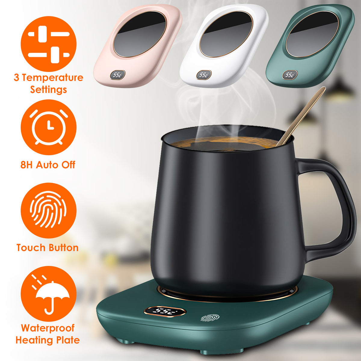 USB Desk Mug Warmer - BaseMaxCore