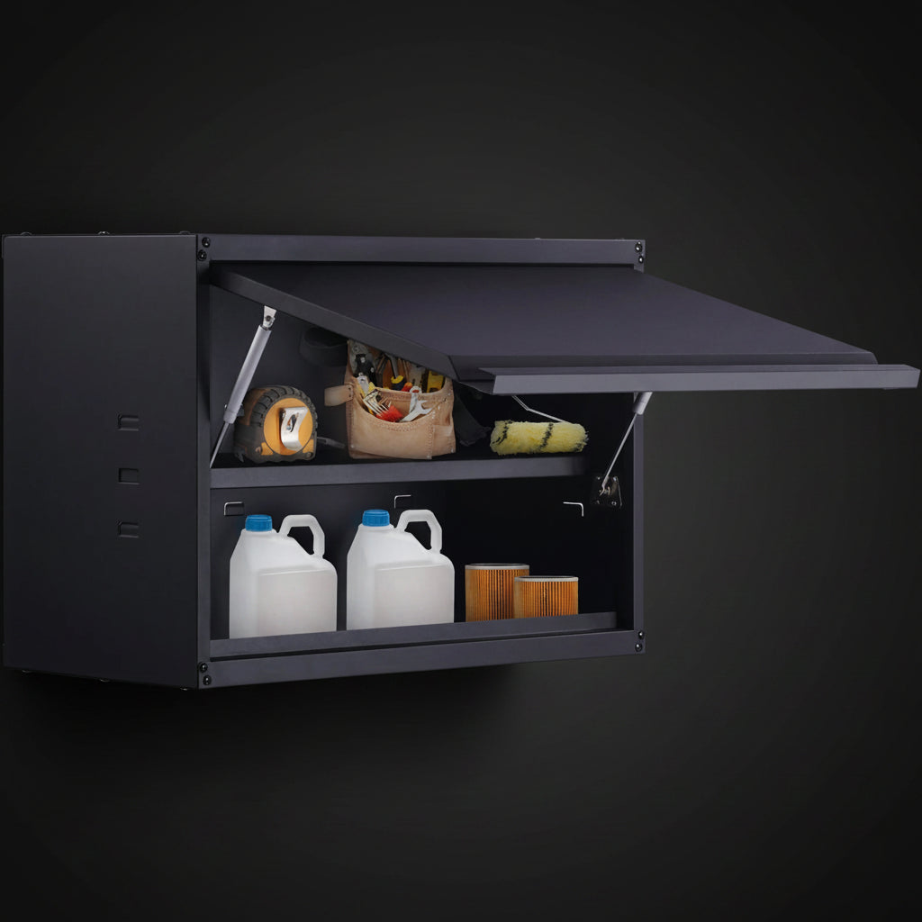 Wall-Mounted Steel Garage Cabinet - BaseMaxCore