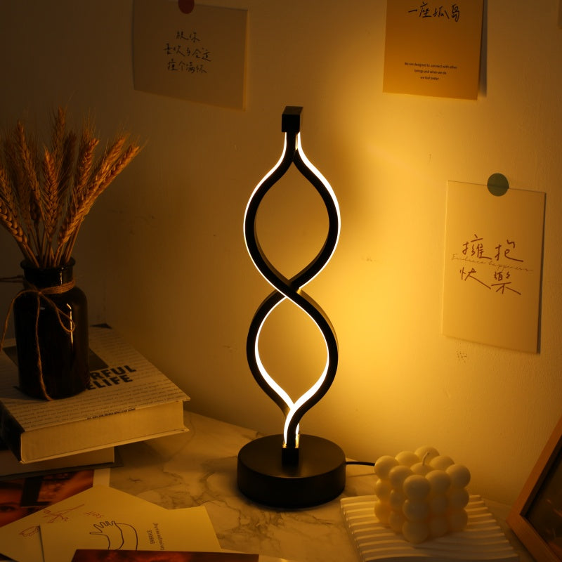 Wave-Shape LED USB Desk Lamp - BaseMaxCore