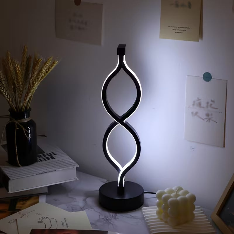 Wave-Shape LED USB Desk Lamp - BaseMaxCore