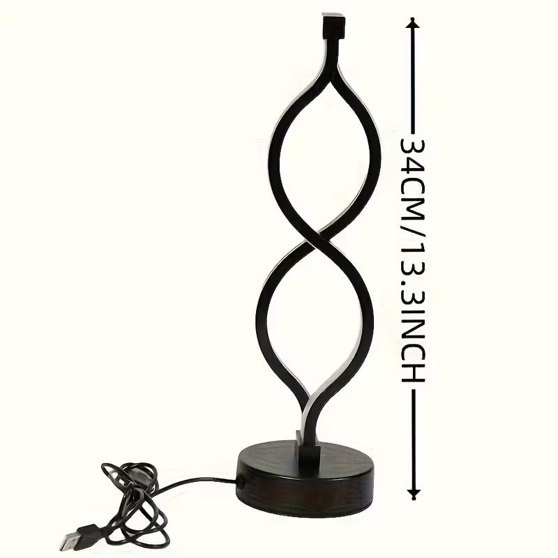 Wave-Shape LED USB Desk Lamp - BaseMaxCore
