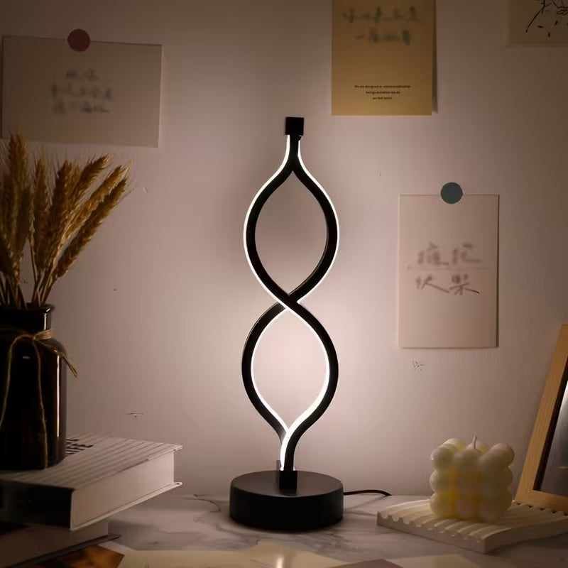 Wave-Shape LED USB Desk Lamp - BaseMaxCore