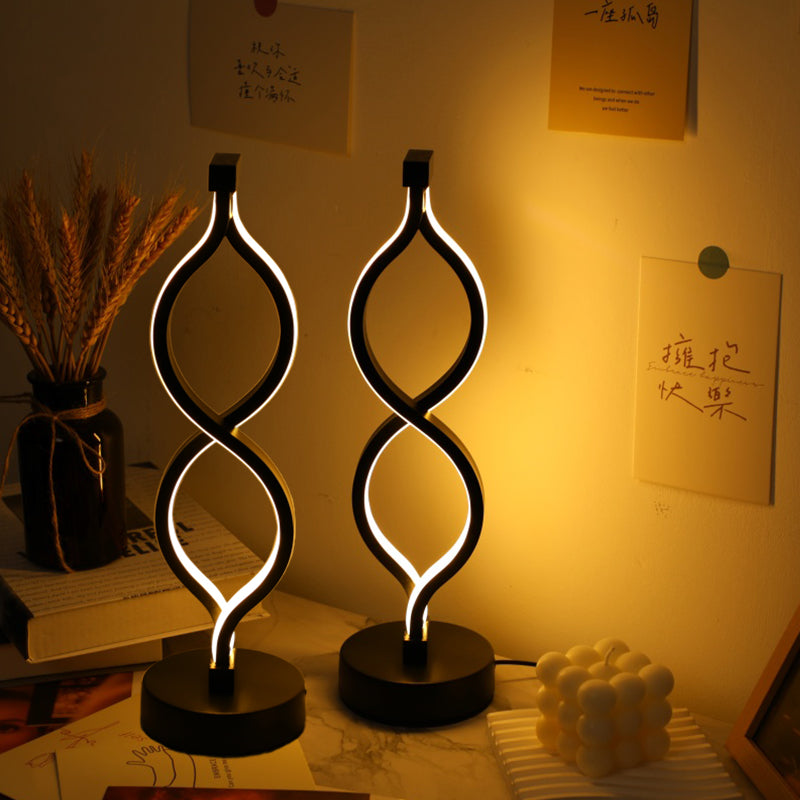 Wave-Shape LED USB Desk Lamp - BaseMaxCore