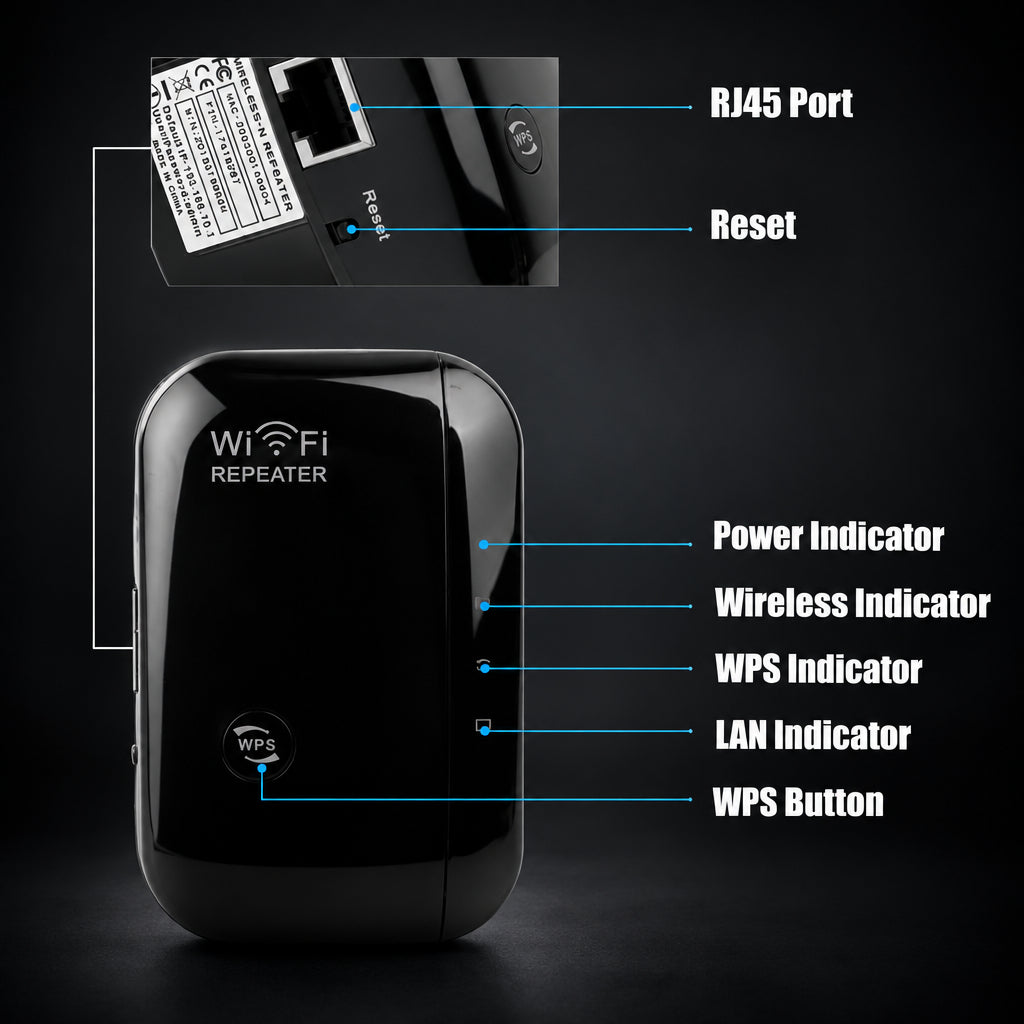 WiFi Range Extender & Signal Booster - BaseMaxCore