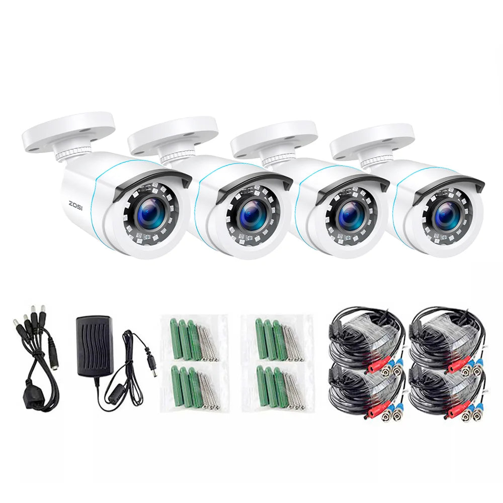 ZOSI 1080P HD TVI Bullet Security Cameras - BaseMaxCore