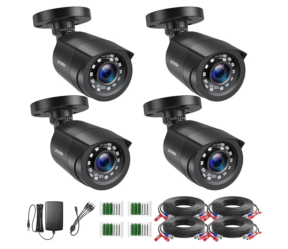 ZOSI 1080P HD TVI Bullet Security Cameras - BaseMaxCore